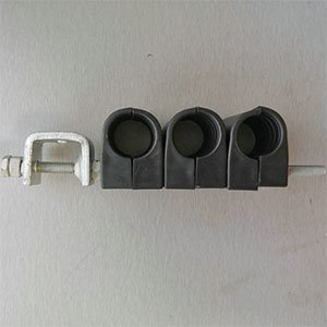 Feeder cable clamp with Three stacks one holes